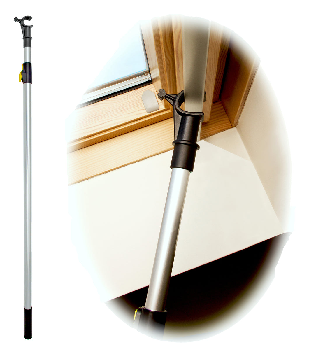WinHux Window Pole 1.2-2.0 metre Silver  (Only available via Amazon - Contact us for Bulk orders)